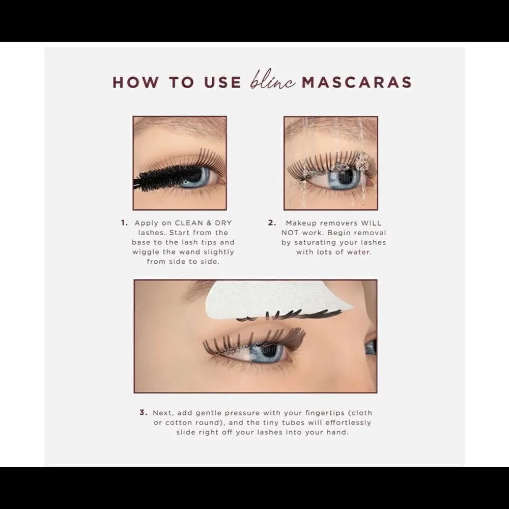 Blinc ultra volume tubing mascara in black NEW - Picture 5 of 8